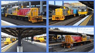 KiwiRail's DSC locomotives - Shunting Coaches in Wellington, NZ