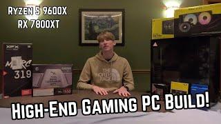 Building the FUTURE of Gaming with Ryzen 5 9600x and AMD RX 7800XT!