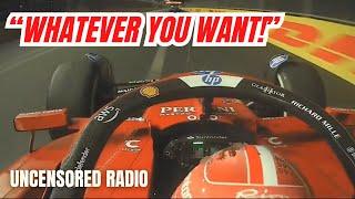 Charles Leclerc FULL UNHEARD ANGRY Radio Moment to Ferrari Strategist in Las Vegas GP (UNCENSORED)