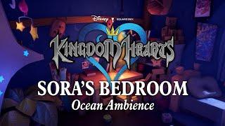 Sora's Bedroom | Beach House Ocean Ambience: Relaxing Kingdom Hearts Music to Study, Relax, & Sleep