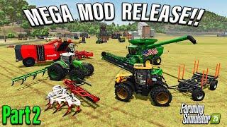 12m PLOUGH! DEWULF HARVESTER! Pt 2: NEW MODS! ON FARMING SIMULATOR 25 | PS5 (Review) 12th Dec 24.