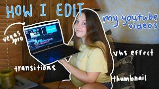 HOW TO MAKE YOUTUBE VIDEOS AESTHETIC: VHS effect + how i edit using Sony Vegas Pro