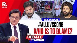 Debate With Arnab: Revanth Reddy Govt Drags Allu Arjun Again In Sandhya Theatre Case