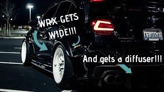 How to Install HT Auto Flares and Strafe Designs Rear Diffuser | 2015+ WRX