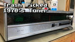 Trash Picked 1970s Dual CT-110 Tuner