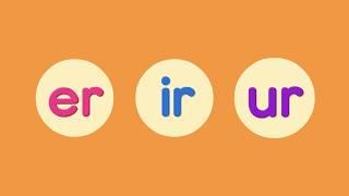 Phonics Chant┃er · ir · ur ∥ Double Letter Vowels┃Spotlight on One Phonics