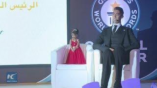 World’s tallest man meets shortest woman in Cairo