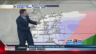 KMTV Action 3 News This Morning - 6:30AM Weather Update