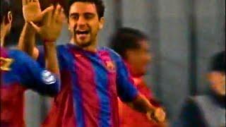 Xavi splits Maldini and Nesta