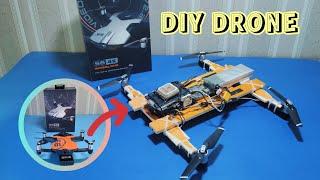 DIY drone making ( wingsland s6 4k foldable camera drone Teardown and rebuild )