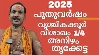 NEW YEAR 2025|VISHSKAM¼,ANIZHAM,THRILKETTA|Dr.M.SHIBU NARAYANAN| #astrology#mantra#tantra|