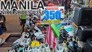 QUIAPO MANILA "Cheap Shoes 350 Pesos Only": Metro Manila, Philippines Explore (12.14.24: 4K-UHD)