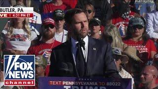 JD Vance addresses Butler, PA rally: 'I truly believe God saved Trump's life'