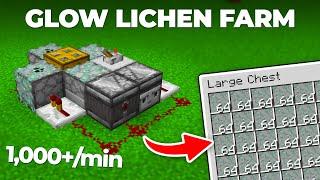 Simple Glow Lichen Farm in Minecraft 1.21 | Easy Tutorial