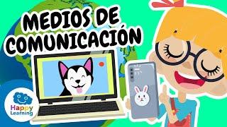 LOS MEDIOS DE COMUNICACIÓN | CURIOSIDADES PARA NIÑOS | Happy Learning #mediosdecomunicacion  ️