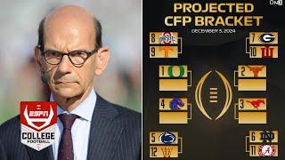 ESPN break College Football playoff: Oregon, Texas, SMU, Boise State top-4 seeds in latest bracket