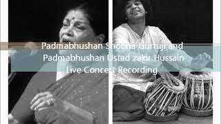 Vidushi Smt. Shobha Gurtuji and ustad Zakir Hussain ji