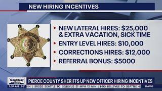 Pierce County Sheriff's up new officer hiring incentives | FOX 13 Seattle