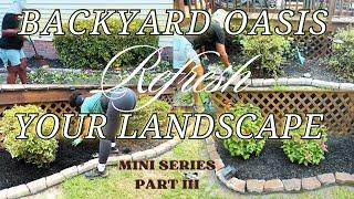 Summer Backyard Oasis|Landscape Refresh Around Deck|Part III Backyard Mini Series