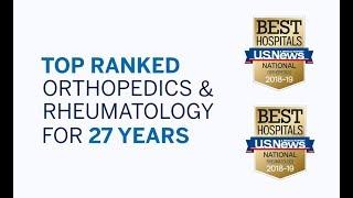 HSS: #1 in Orthopedics & #3 in Rheumatology (2018-2019)