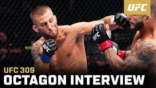 Oban Elliott Octagon Interview | UFC 309