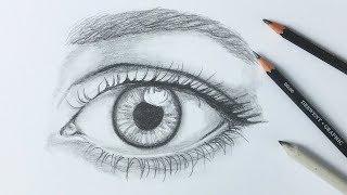 How to draw a realistic eye