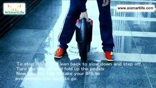 IPS self balancing electric unicycle teaching video