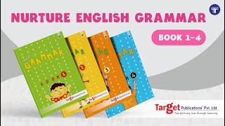 Nurture English Grammar Books for Kids | Practice Exercises with Colourful Pictures | Set of 4 Books