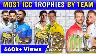 Most ICC Trophy Won by a Team 2023 | ICC Trophy Winner list | most icc Trophy in man's Cricket