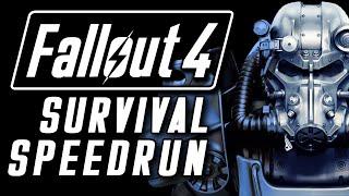 Survival Glitchless Speedrun of Fallout 4 in 2:21:08 (Former WR)