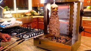 How Can Make Doner Kebab At Home!   chef kooroush I food I how to shawarma live cooking