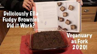 Deliciously Ella Fudgy Brownies - Did it Work? Veganuary as Fork 2020!