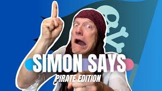 Simon Says game. Pirate edition. Aaaarg!