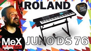 Roland Juno DS by MeX (Subtitles) @musicalstore2005