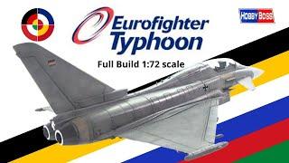 Full Build for EF 2000B Eurofighter Typhoon Plastic scale model building.