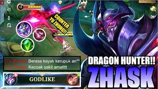 ONE SHOT BUILD TO COUNTER YU ZHONG!! ZHASK BEST BUILD ITEM TERSAKIT 2022 TOP GLOBAL GAMEPLAY - MLBB