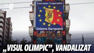 „Visul olimpic”, vandalizat.