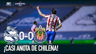 ¡Oribe Peralta casi anota un golazo de chilena! | Puebla 0-0 Chivas