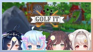 【 Vtuber Live 】Golf it | Ft.  @MioriCelesta  ,  @MoonJelly   and  @oumiyaemma