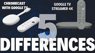 Google TV Streamer 4k vs. Chromecast With Google TV | 5 Key Differences