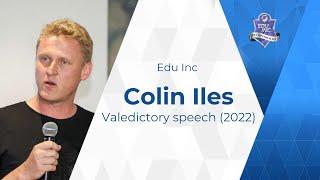 Colin Iles - Valedictory speech (2022)