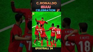 Power of Cristiano Ronaldo  siuuu celebration  #shorts #ytshorts #football #efootball #portugal