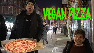 What Happened When WE ATE Vegan Pizza in NYC ft. Comedian Adam Gilbert