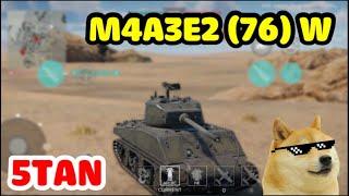 5Tan - Platoon  M4A3E2 (76) W - War Thunder Mobile