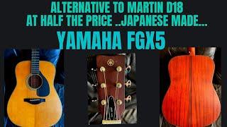 2023-YAMAHA FGX5 Guitar Review in Singapore 