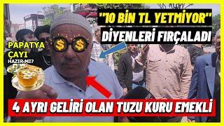 TROLLERE TAŞ ÇIKARAN EMEKLİ ORTALIĞI KARIŞTIRDI Emekliler Sokak Röportajı #emekliler #röportaj