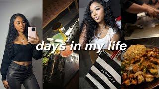 days in my life: mini life update, cousin bday, pop up shop, girls night out + more