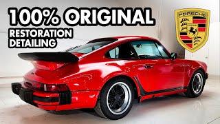 911 Porsche 930 Turbo COMPLETELY ORIGINAL gets a DEEP detailing