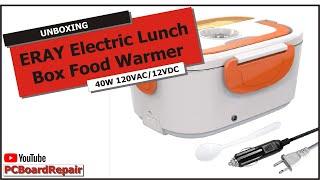 ERAY Electric Lunch Box Food Warming 1 5L AC/DC-Unboxing