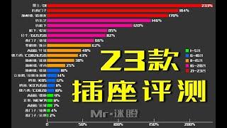 【迷瞪】23款插座横向评测，大牌翻车集锦